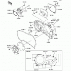 Vulcan 1500 Classic (VN1500-T6F) Крышки двигателя правые