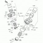 Vulcan 1600 Classic (VN1600-A6F) Цилиндр и поршни