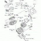 Vulcan 1600 Nomad (VN1600-G6F) Крышка головки цилиндров
