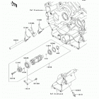 Vulcan 900 Classic (VN900-B6F) Валы и вилки переключения передач