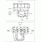 Z1000 (ZR1000-A6F) Болты крепления картера