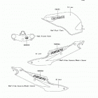 ZZR600 (ZX600-J6F) Decals(silver)(j6f)