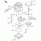ZR-7 (ZR750-H5) CANADA ONLY Карбюратор в разборе