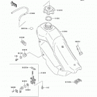 KDX200 (KDX200-H11) ТОПЛИВНЫЙ БАК