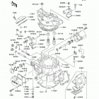 KDX220R (KDX220-A12) Цилиндр и головка цилиндров