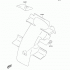 KDX50 (KDX50-A3) Заднее крыло