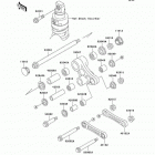 KLR650 (KL650-A19) Задняя подвеска