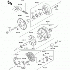 KLX110 (KLX110-A4) Rear hub(a4)