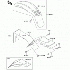 KLX110 (KLX110-A4) Fenders(a3 / a4)
