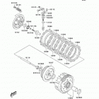 KLX125L (KLX125-B3) Сцепление