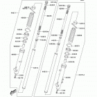 KLX125L (KLX125-B3) Передняя вилка