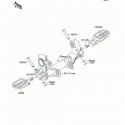 KX250F (KX250-N2) Подножки