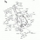 KX250F (KX250-N2) Рама ,крепежные детали