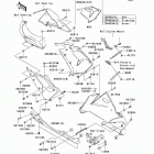 Ninja ZX-10R (ZX1000-C2) Обтекатель нижний