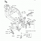 Ninja ZX-6R (ZX636-C1) Детали рамы (фронт)