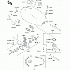 Police 1000 (KZ1000-P24) Fuel tank(p21 / p22 / p24)