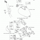 Vulcan 800 Drifter (VN800-E5) Наклейки предупреждения