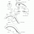 Vulcan 800 Drifter (VN800-E5) Decals(silver / ebony)(e4 / e5)