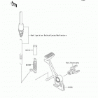 Z1000 (ZR1000-A3) Педаль тормоза