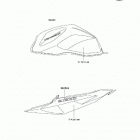 Z1000 (ZR1000-A3) Decals(titanium)(a3)