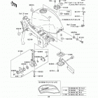 ZRX1200R (ZR1200-A5) ТОПЛИВНЫЙ БАК