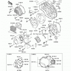 ZRX1200R (ZR1200-A5) Крышки двигателя