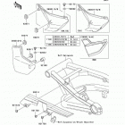 ZRX1200R (ZR1200-A5) Боковые обтекатели