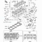 NINJA ZX-12R (ZX1200-B4) ГОЛОВКА ЦИЛИНДРА