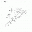 ZZR1200 (ZX1200-C4) Педаль тормоза