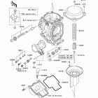 ZZR1200 (ZX1200-C4) Карбюратор в разборе