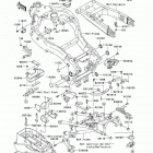 ZZR1200 (ZX1200-C4) Рама ,крепежные детали
