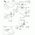 ZZR600 (ZX600-J4) ТОПЛИВНЫЙ БАК