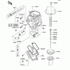 ZZR600 (ZX600-J4) Карбюратор в разборе
