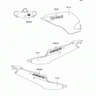 ZZR600 (ZX600-J4) Наклейки (синие)