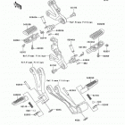 ZZR600 (ZX600-J4) Подножки