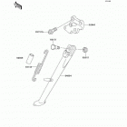 ZZR600 (ZX600-J4) Подножка