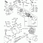 Vulcan 1600 Classic (VN1600-A2) Масляный и водяной насос. фильтр масленый