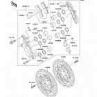 Vulcan 1600 Mean Streak (VN1600-B1) Front brake(b1)