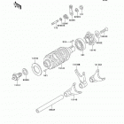 Eliminator 125 (BN125-A7) CANADA ONLY Валы и вилки переключения передач