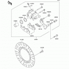 Eliminator 125 (BN125-A7) CANADA ONLY Передний тормоз
