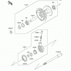 KDX220R (KDX220-A11) Передняя ступица