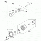 KLR250 (KL250-D21) Передняя ступица