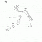 KLR650 (KL650-A18) Педаль тормоза