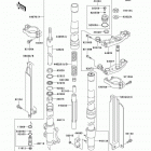 KLX300R (KLX300-A9) Передняя вилка