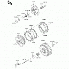KX125 (KX125-M2) Сцепление