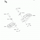 KX125 (KX125-M2) Подножки