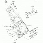 KX125 (KX125-M2) Рама ,крепежные детали