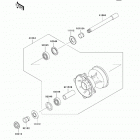 KX125 (KX125-M2) Передняя ступица