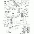 KX250F (KX250-N1) Радиатор