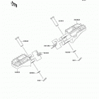 KX250F (KX250-N1) Подножки